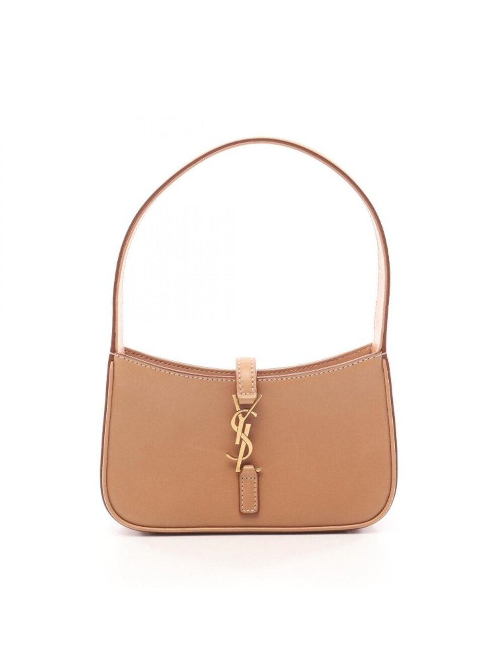 Saint Laurent Paris Handbag Mini Hobo Le 5 A 7 Beige Leather